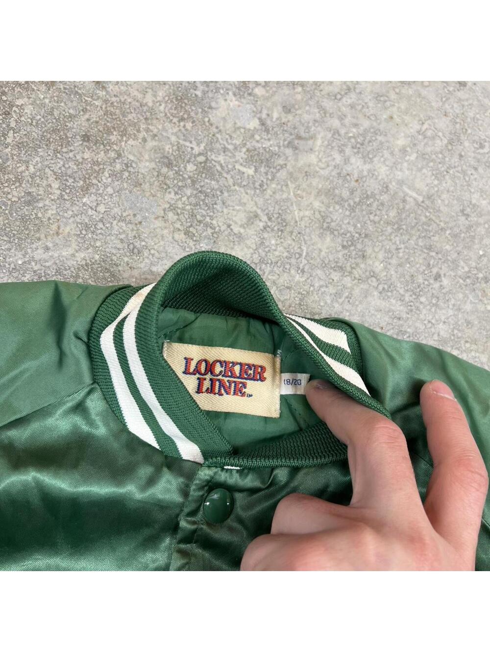 vintage michigan state university spartans collegiate satin bomber jacket small - Picture 4 of 6